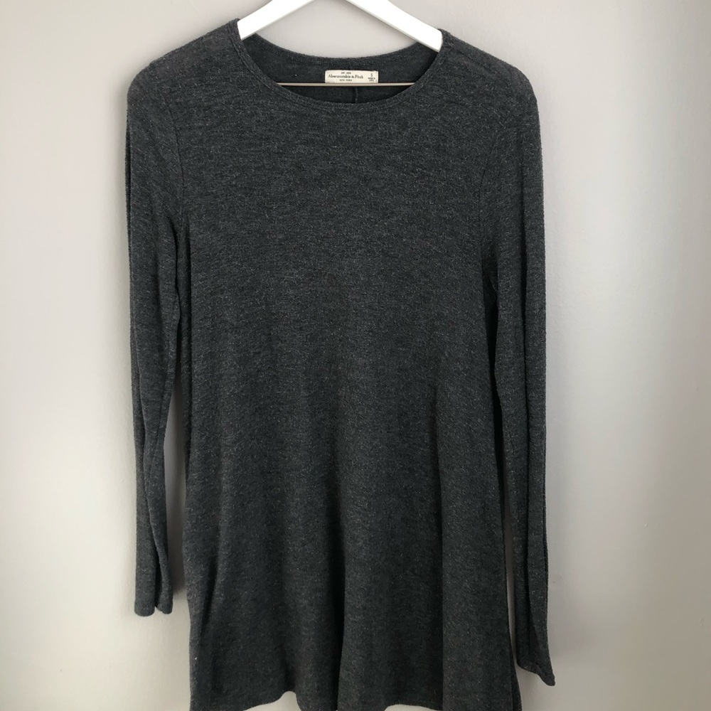 A & Fitch Charcoal Grey Sweater Dress